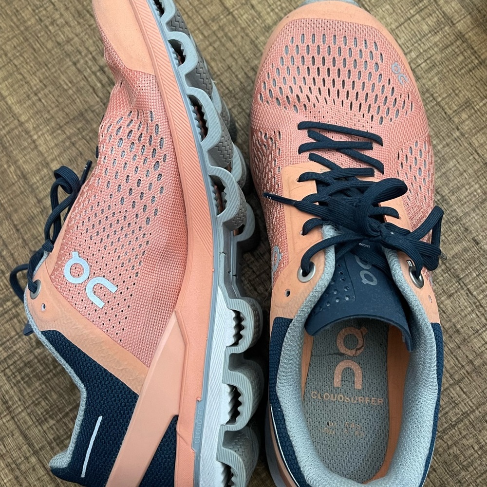 On running shoes. Barley used.